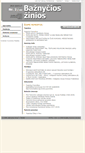 Mobile Screenshot of baznycioszinios.lt
